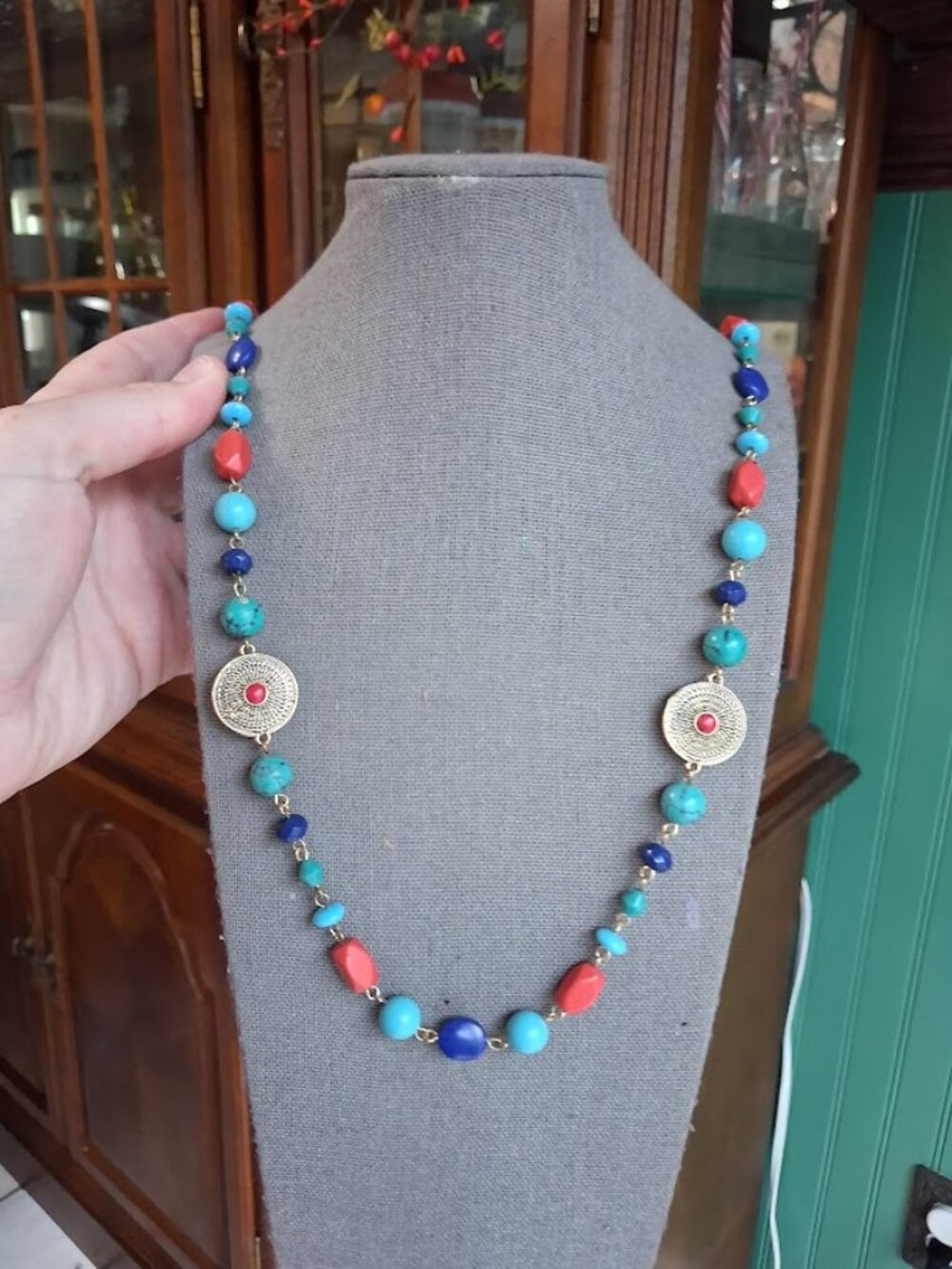 32 inch Chaps Statement necklace